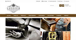 Desktop Screenshot of bijouterielussier.com